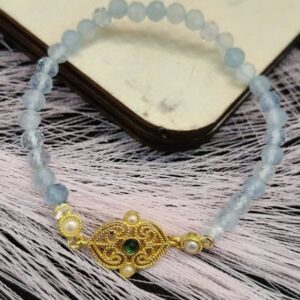 vòng aquamarine cắt giác