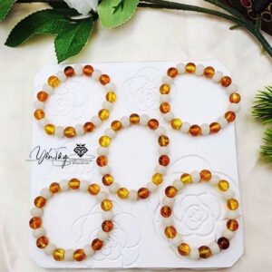 Vòng tay trẻ em Hổ Phách mix Bồ Đề
