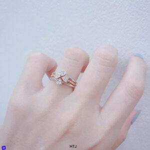 Nhẫn Bạc Cỏ 4 Lá